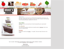 Tablet Screenshot of brucesfoodsmn.com